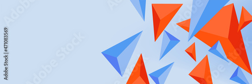 Free Download Mosaic triangle pattern abstract background for cover, banner, flyer and poster and other template - GFXLoad
