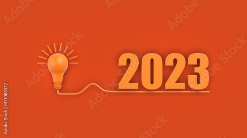 Start to new year 2023 plans, goals, objectives