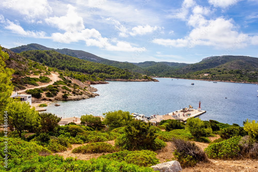 Cabrera Island port, Balearic Islands (Spain)