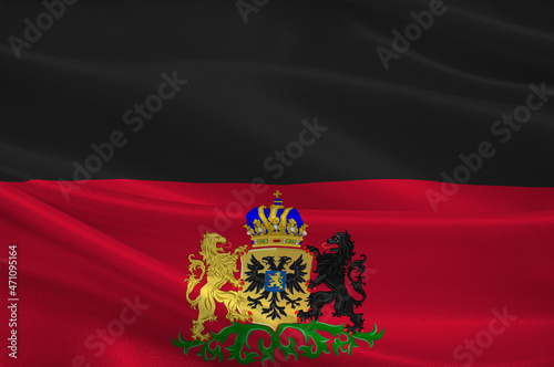 Flag of Nijmegen of Gelderland, Netherlands photo