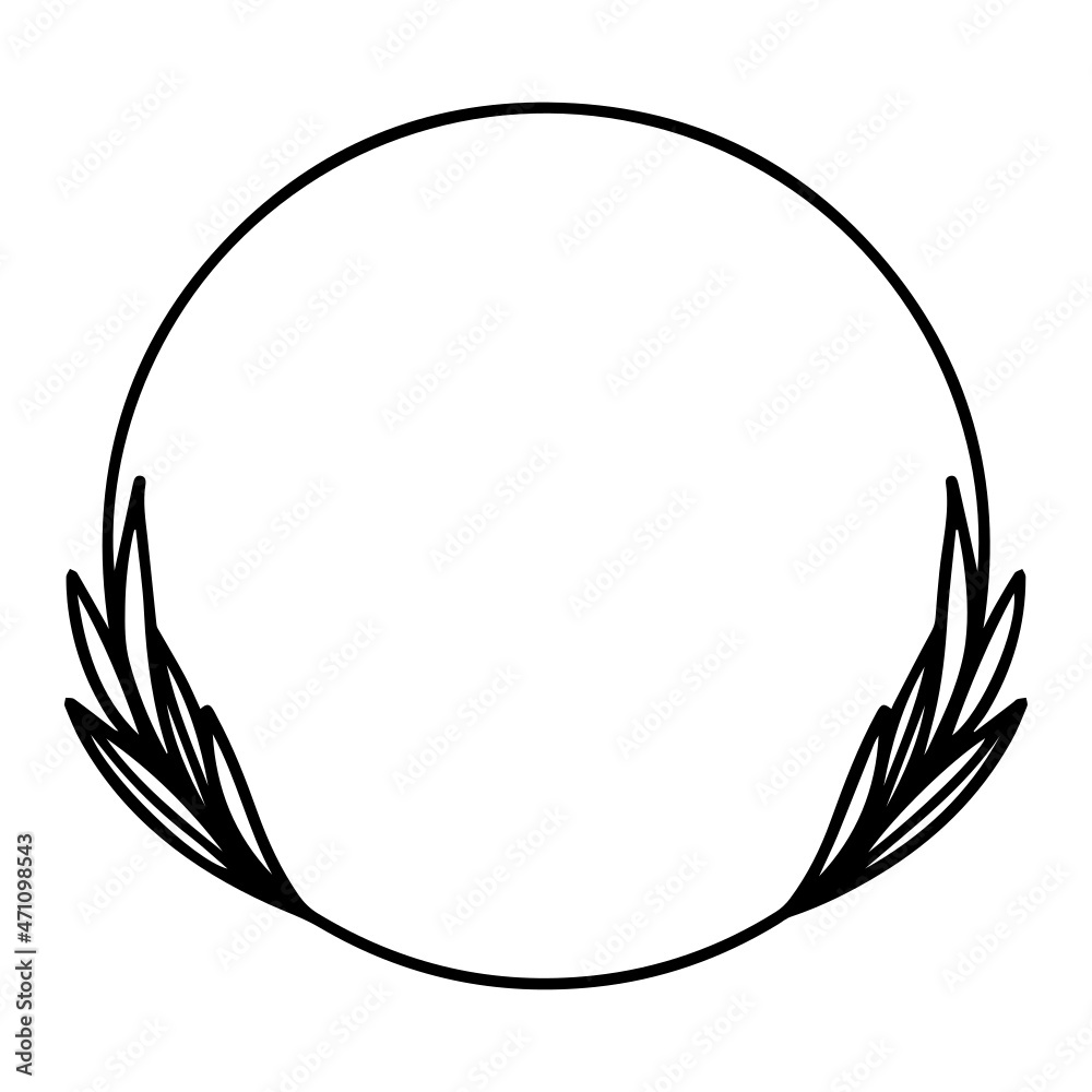Floral Frame Line Art Floral Frame Line Art