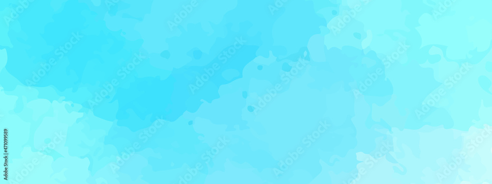 Blue turquoise gradient color. Marble texture, patchy background. Blue water Oil textured background. Blue turquoise aqua aquamarine color gradient background