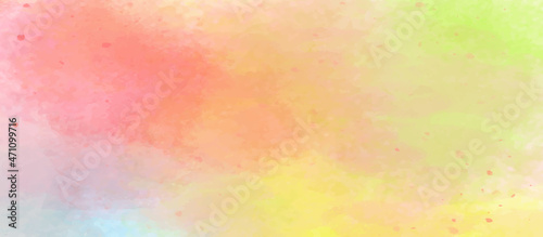 abstract watercolor background. Colorful watercolor hand painted abstract background for textures. colorful watercolor on paper background texture.