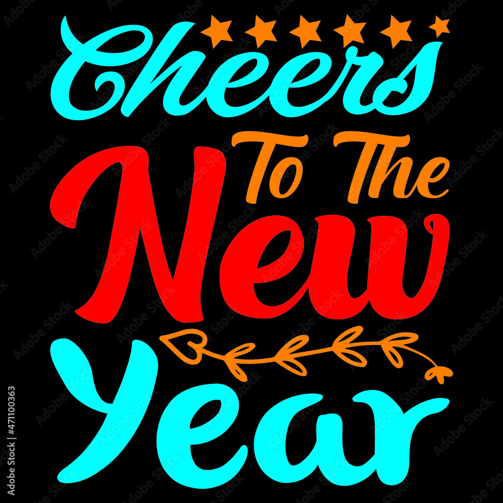 Obraz premium Cheers to the new year