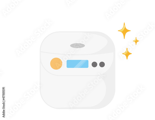 炊飯器　イラスト　シンプル