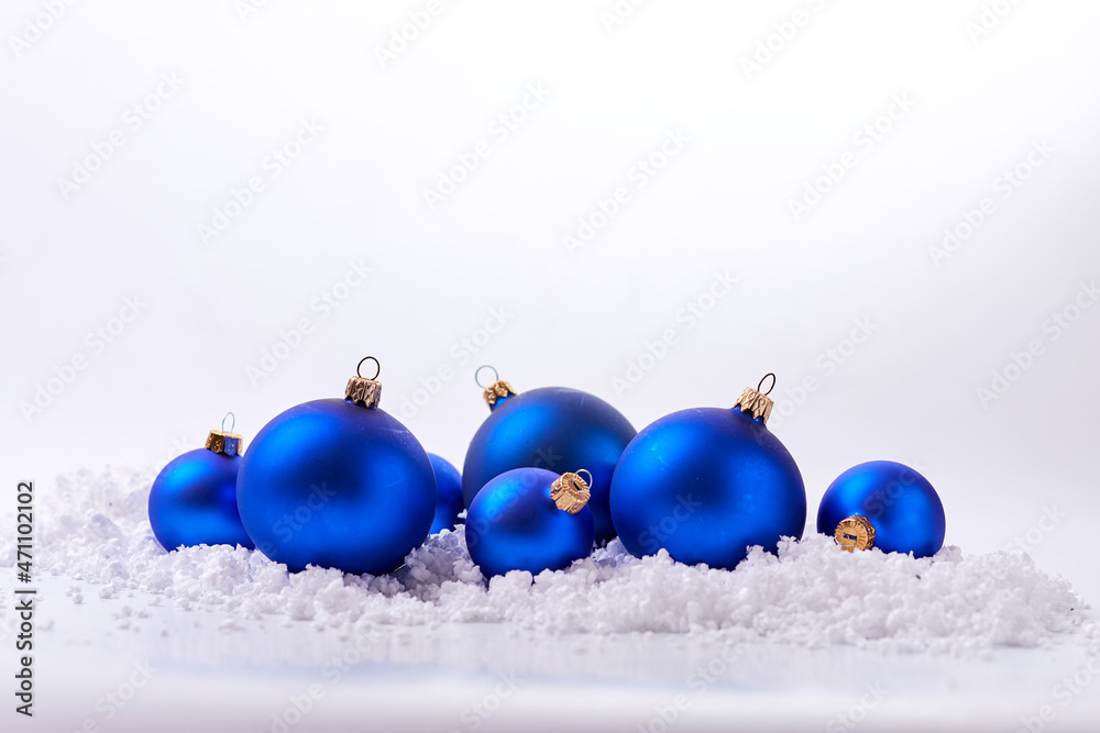 blue and silver Christmas balls blue and silver Christmas balls