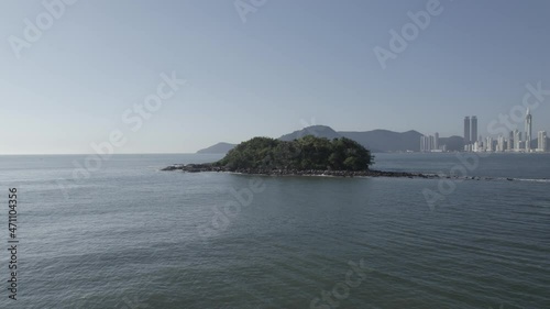 Imagem aérea Balneário Camboriú perfil de cor d-log photo