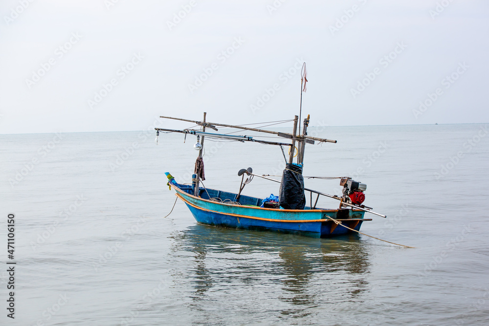 small fishing boat,Koh Mook Coast Line