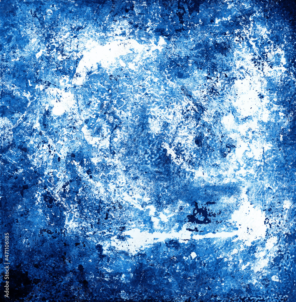 Grunge vintage blue background texture