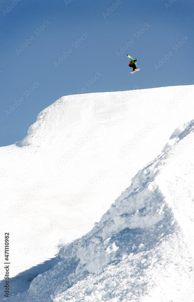 Snowboard and ski on dolomites Snowboard and ski on dolomites