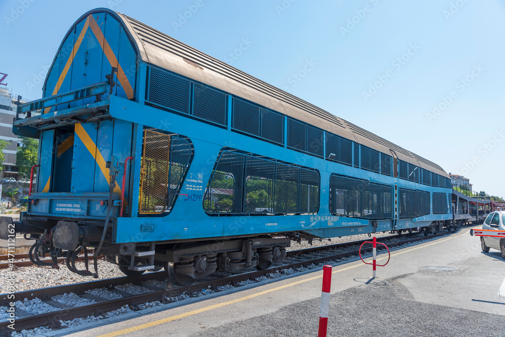 Obraz premium train on the railway