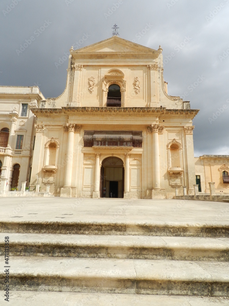 Noto, Sicily, Church of San Salvatore, Facade