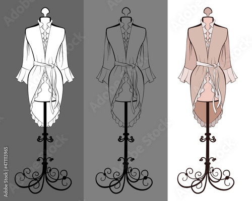 set of mannequin