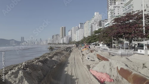 Imagem aérea Balneário Camboriú perfil de cor d-log photo