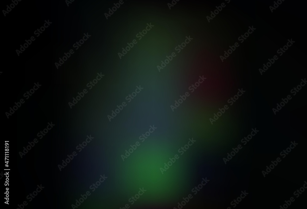 Dark Green vector abstract blurred template. Dark Green vector abstract blurred template.