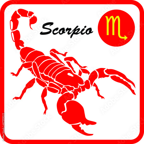 Scorpio Sign Zodiac Astrology Vector