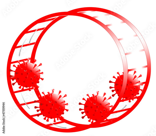 corona vierte welle hamsterrad