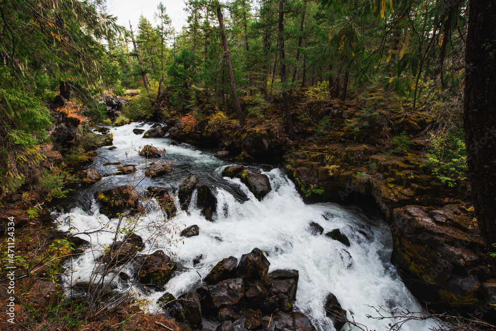 Rogue river's natural bridge near Crater Lake Rogue river's natural bridge near Crater Lake