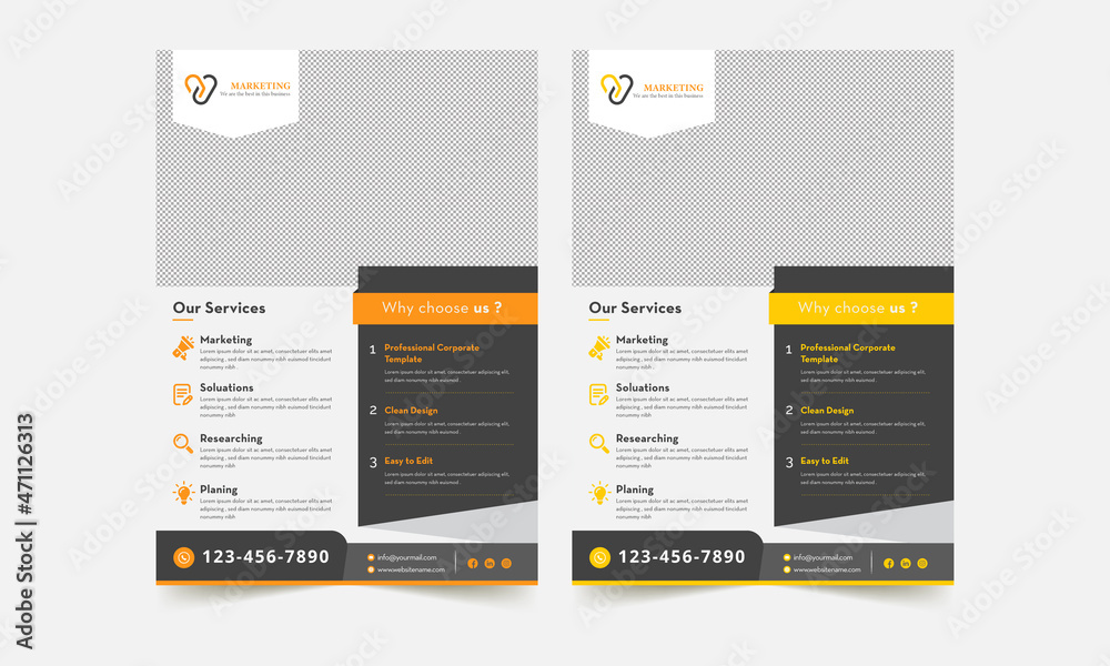 Creative Business Flyer Design | Vector Illustration Creative Business Flyer Design | Vector Illustration