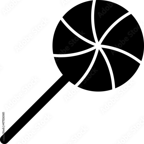fast food icons lollypop and sugar