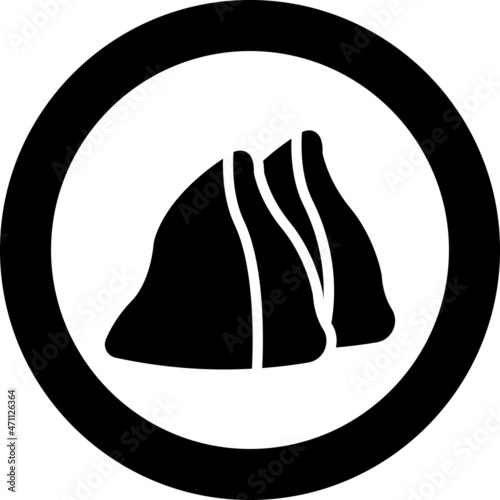 fast food icons samosa and food