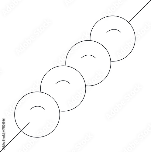 fast food icons  skewer and grill