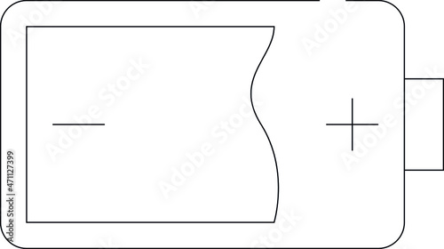 electronics and appliances icons battery and power