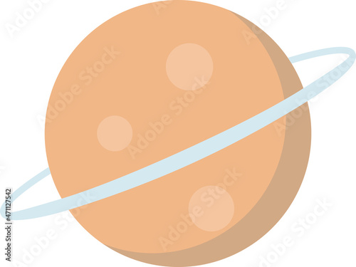 education icons saturn  and planet