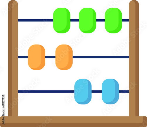 education icons abacus  and mathematics