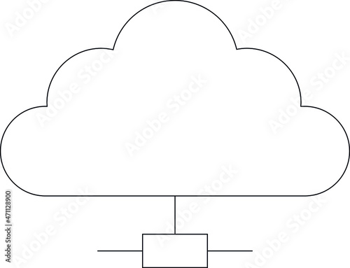digital marketing icons data and storage