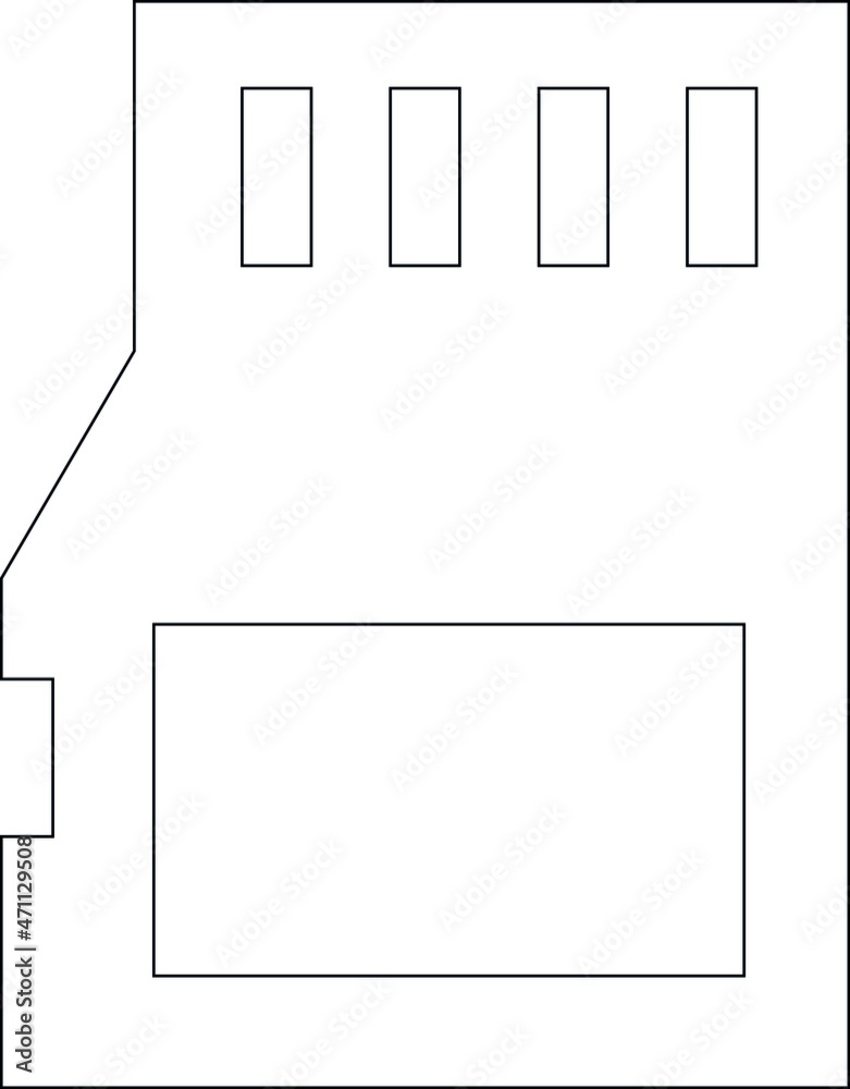 electronics and devices icons memory card and sd card electronics and devices icons memory card and sd card