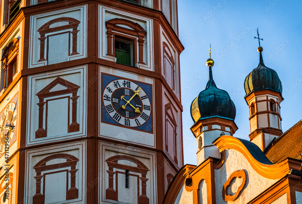 Obraz premium typical old bavarian church