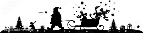 drunken elk on sleigh