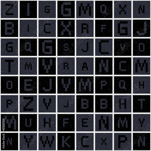 Abstract Geometric Pattern generative computational art illustration
