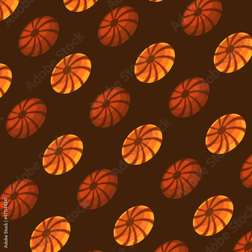 Pattern abstract candy or cookies concept paper decorative background bakery vector