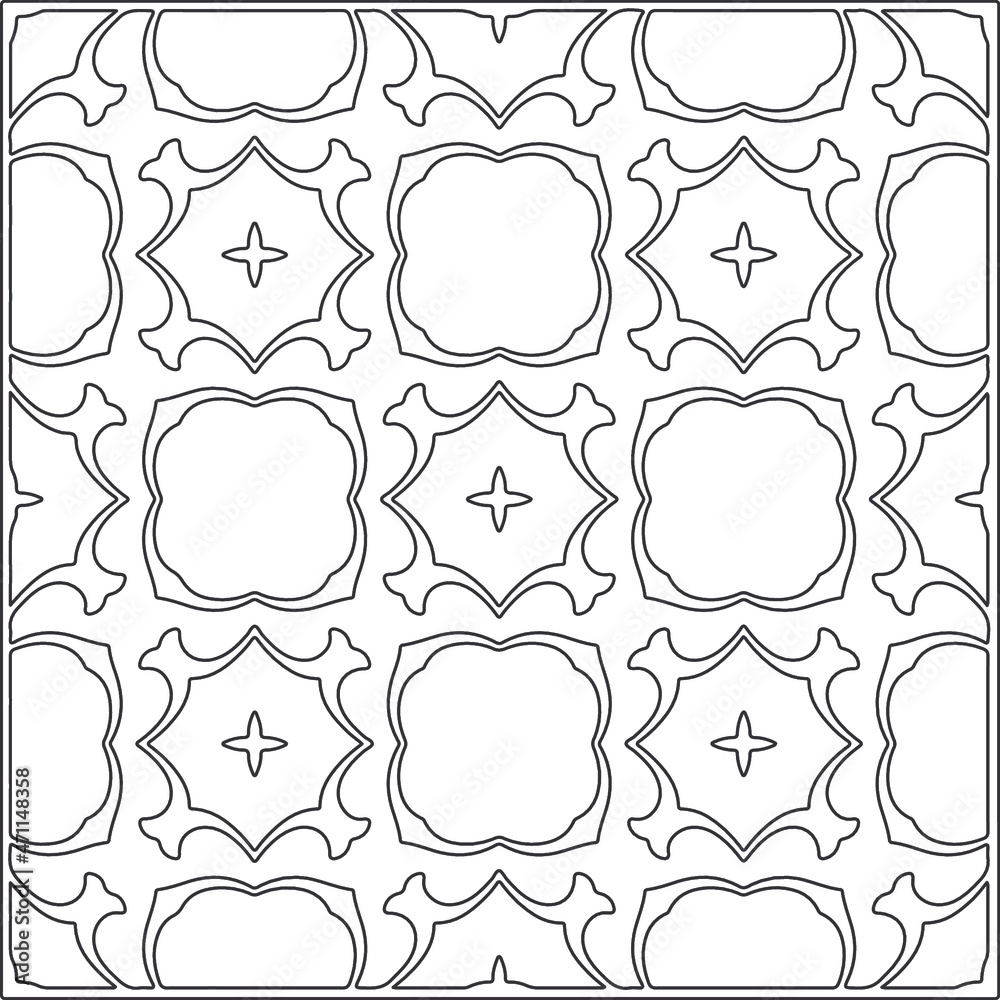Vector pattern with symmetrical elements . Repeating geometric tiles from striped elements.Monochrome texture.Black and
white pattern for wallpapers and backgrounds. Vector pattern with symmetrical elements . Repeating geometric tiles from striped elements.Monochrome texture.Black and
white pattern for wallpapers and backgrounds.