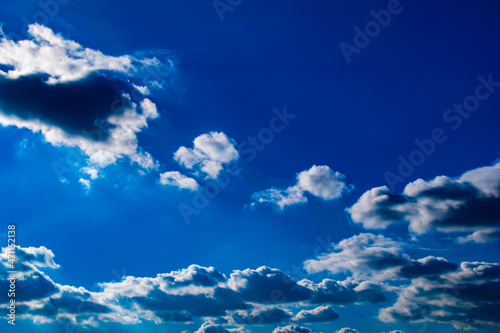 sky with clouds for background