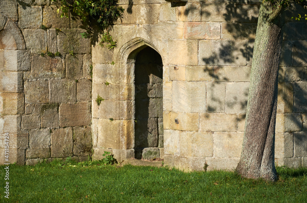Doorway in a stone building
