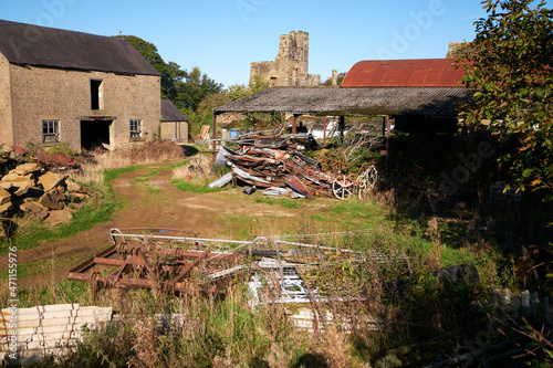 Old abandoned farm example