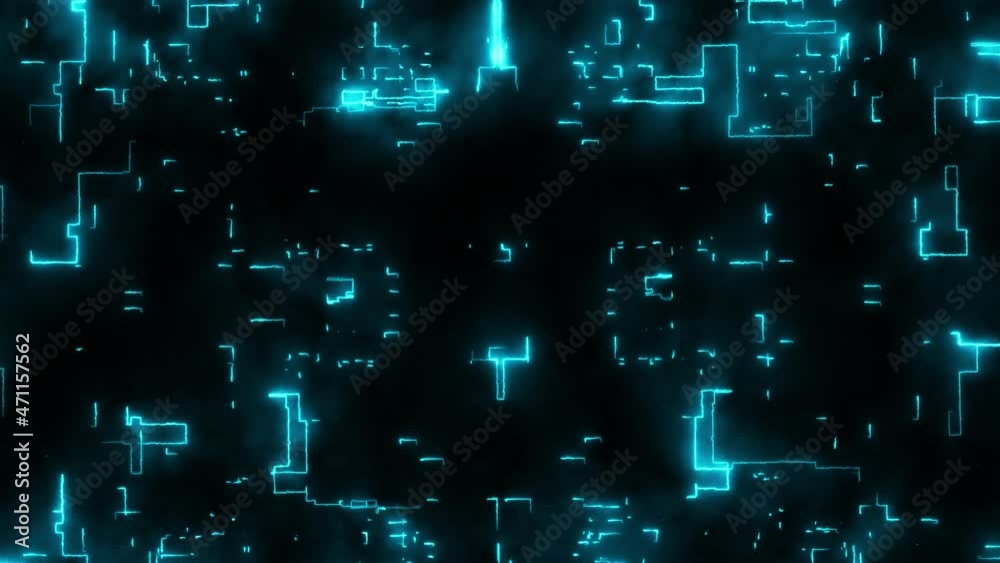dynamic background on the theme of technology. dynamic background on the theme of technology.