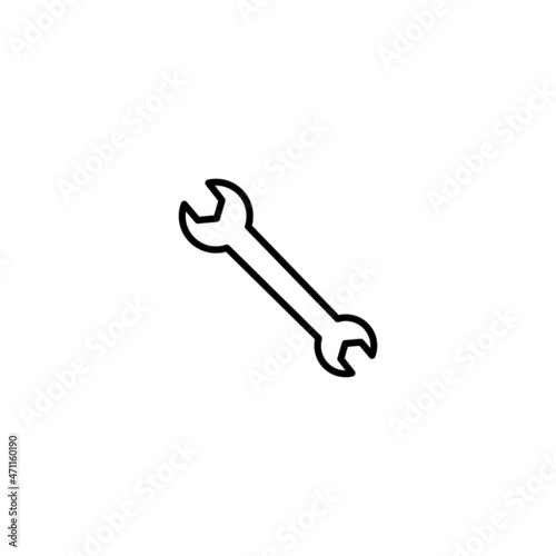 Wrench icon vector