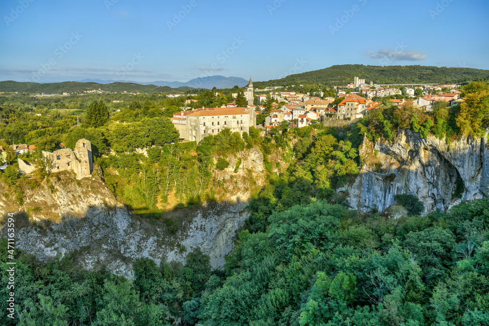 Panorama di Pisino, Istria, Croazia
