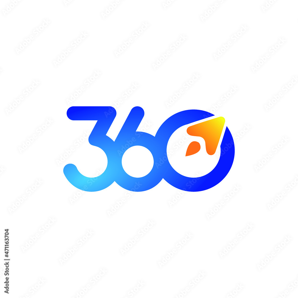 360 Startup Business Logo Design 360 Startup Business Logo Design