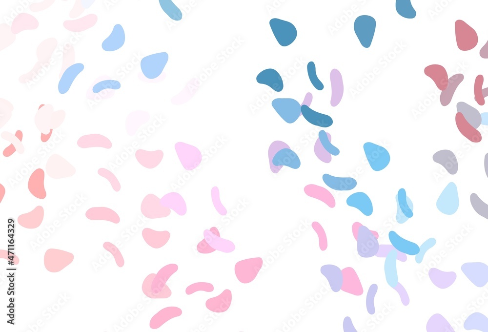 Light Blue, Red vector backdrop with abstract shapes. Light Blue, Red vector backdrop with abstract shapes.