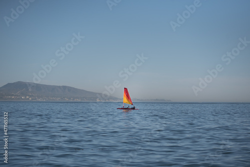 sailboat on the sea © Erin