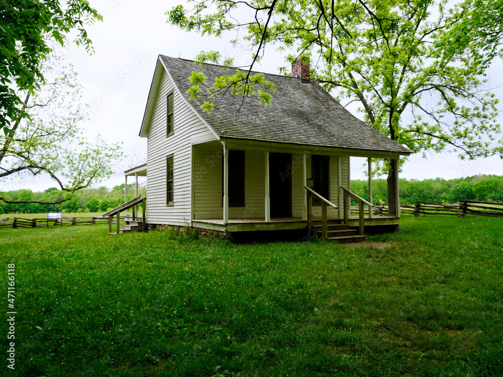 Moses Carver house at Washington Carver National Monument in