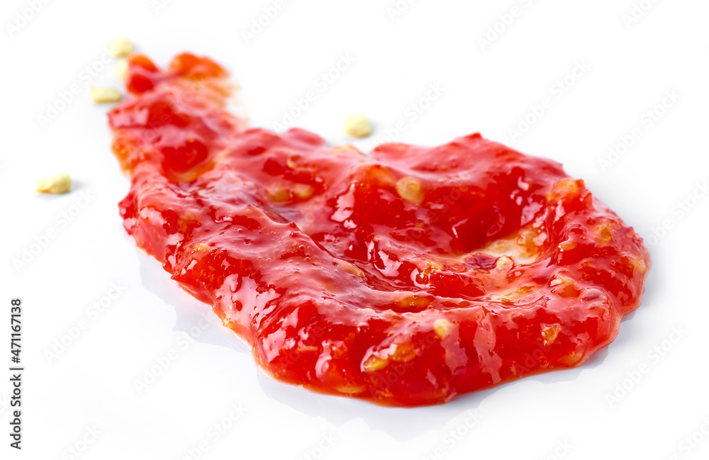 Obraz premium red hot chili pepper sauce