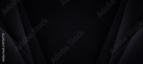 Abstract diagonal golden lines on black BG. Luxury universal frame. Premium 3d design. Geometric borders with copy space. Universal minimal 3d sale backdrop. Modern VIP fashion Black Friday banner