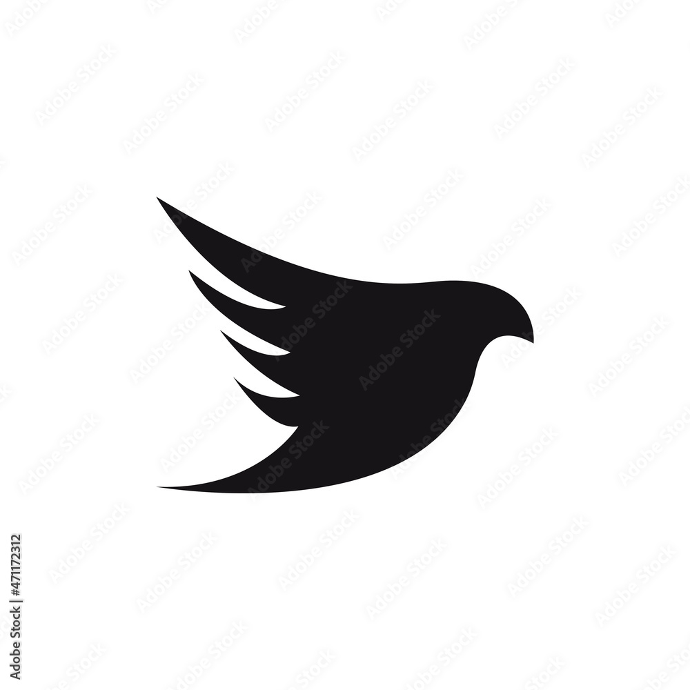 Fototapeta premium Abstract Bird logo design template
