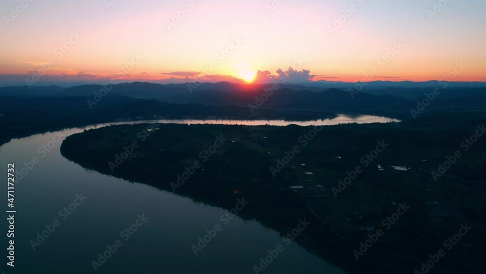 4K Flight Through Landscape River. Sunset landscape Amazing of Nature. thailand
4K Flight Through Landscape River. Sunset landscape Amazing of Nature. thailand